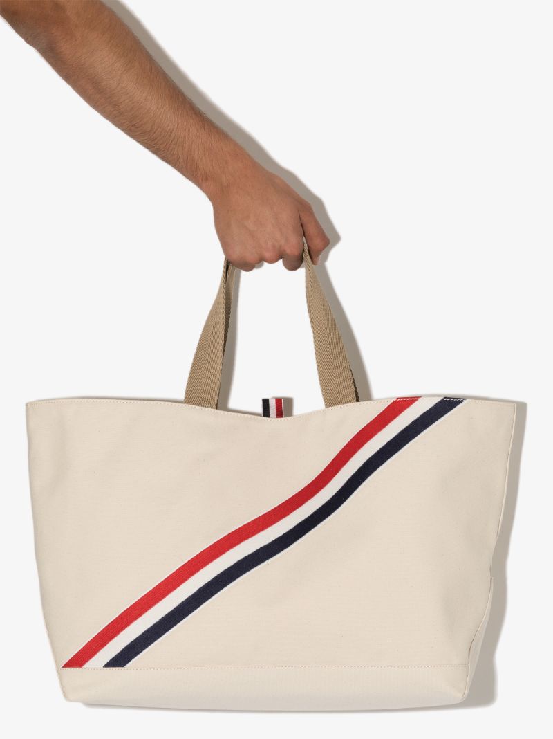 Neutral Large Canvas Tote Bag