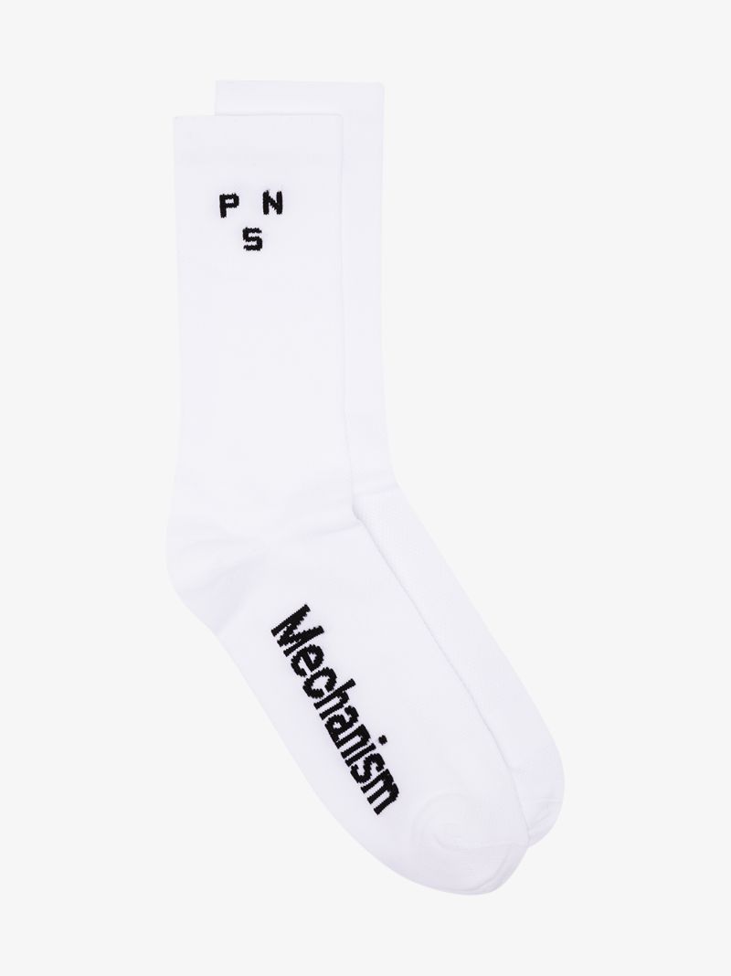 White Logo Socks