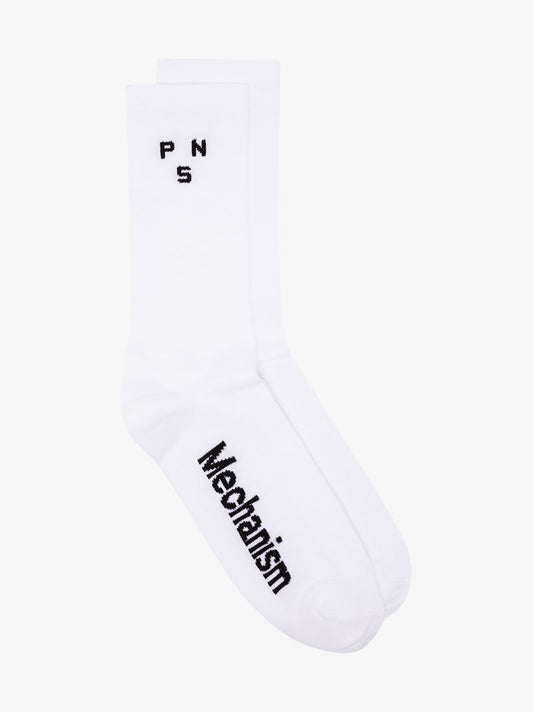 White Logo Socks