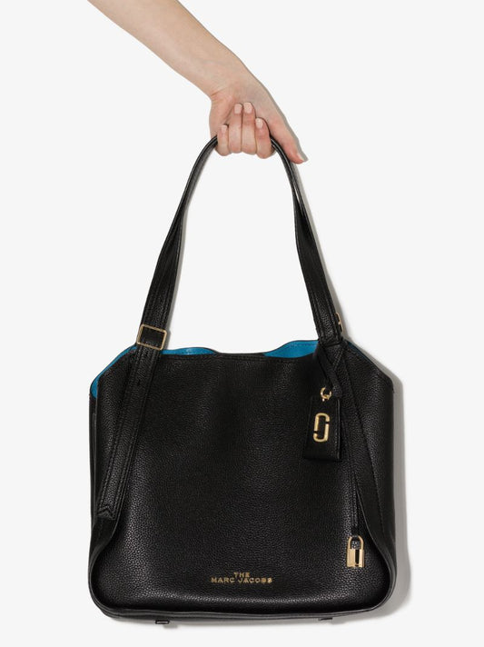Black the Director Leather Shoulder Bag