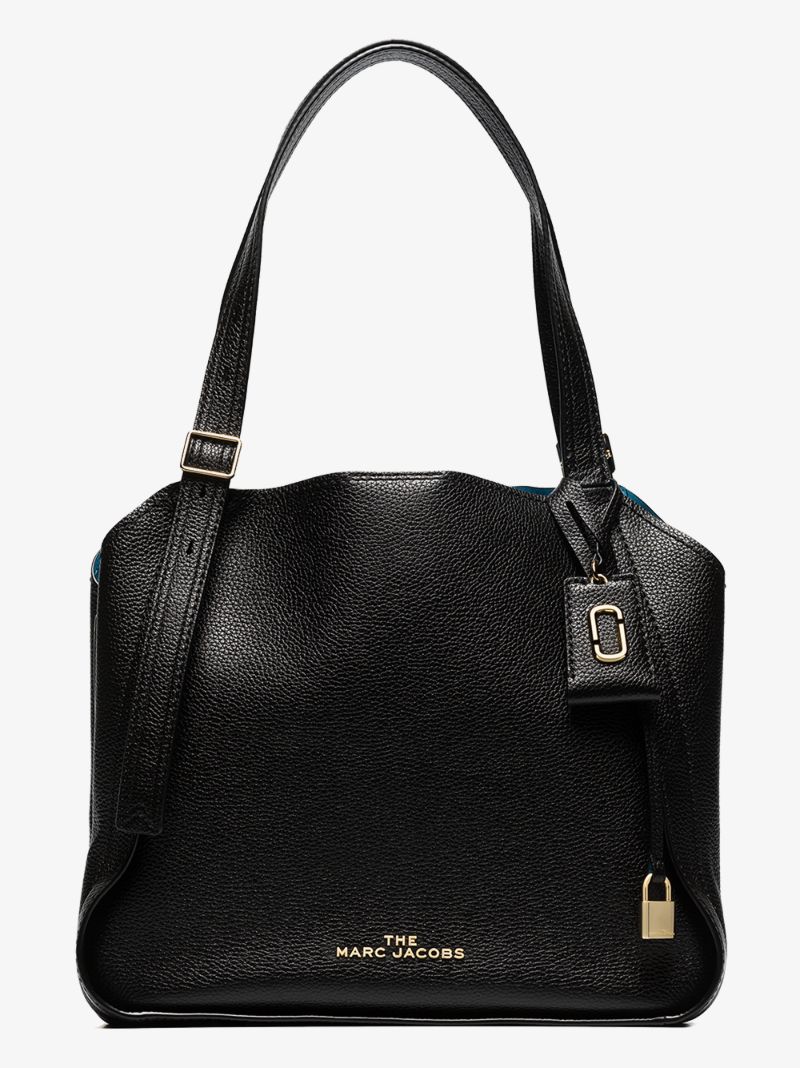 Black the Director Leather Shoulder Bag