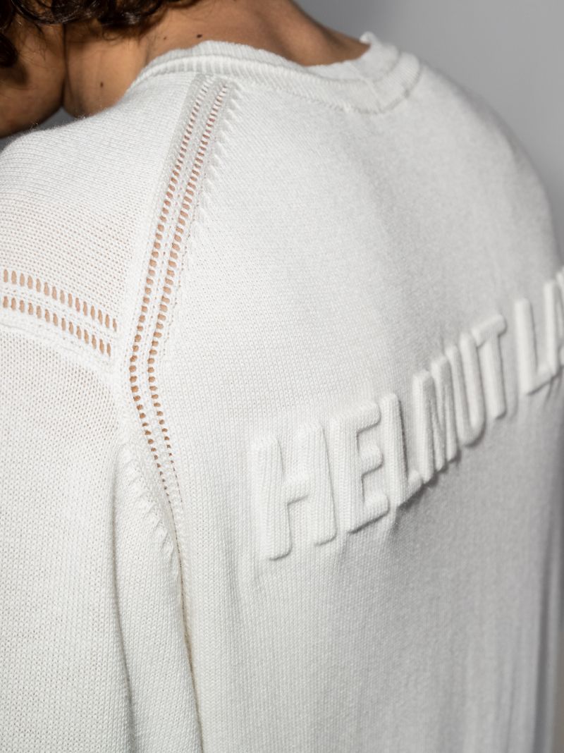 Embossed Logo Sweater