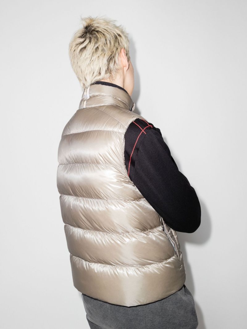 Neutral Cypress Quilted Gilet