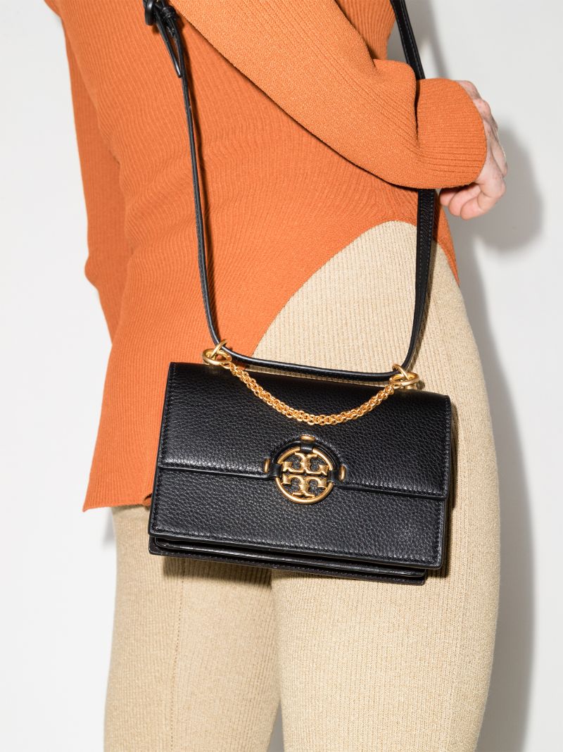 Black Leather Mini Bag