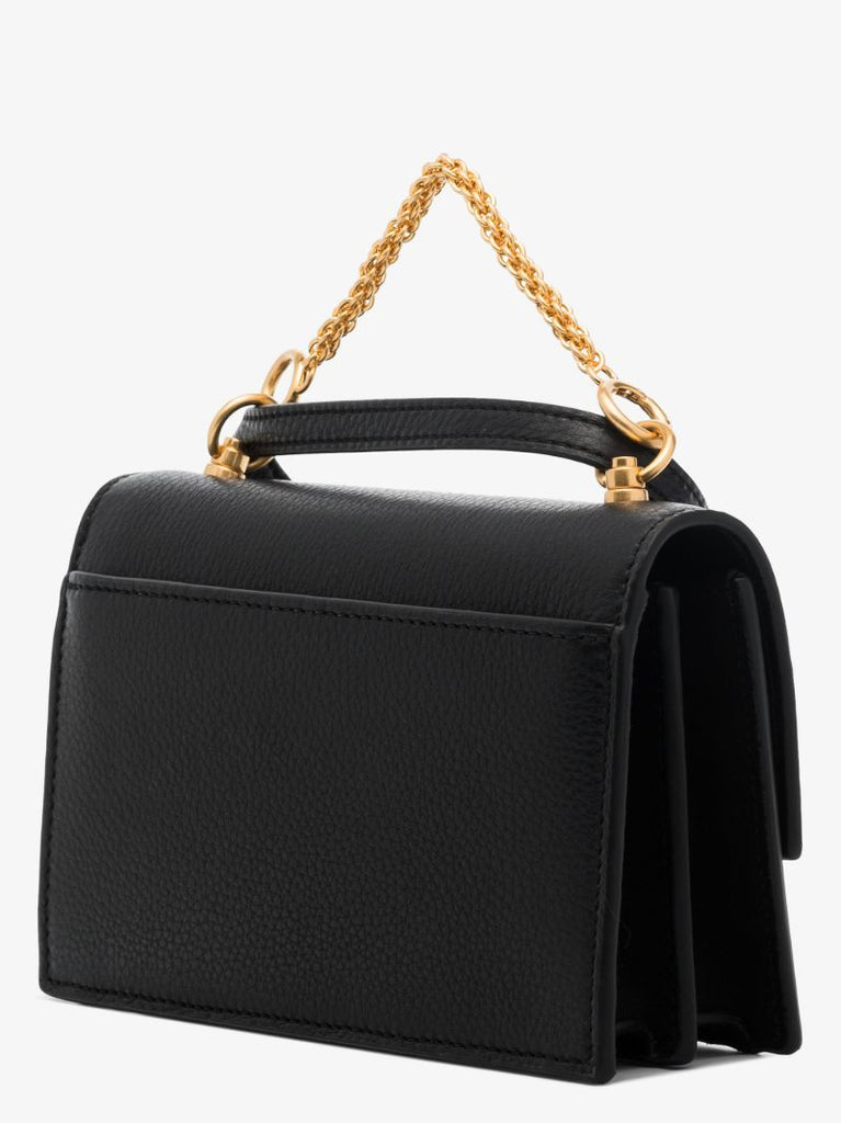 Black Leather Mini Bag