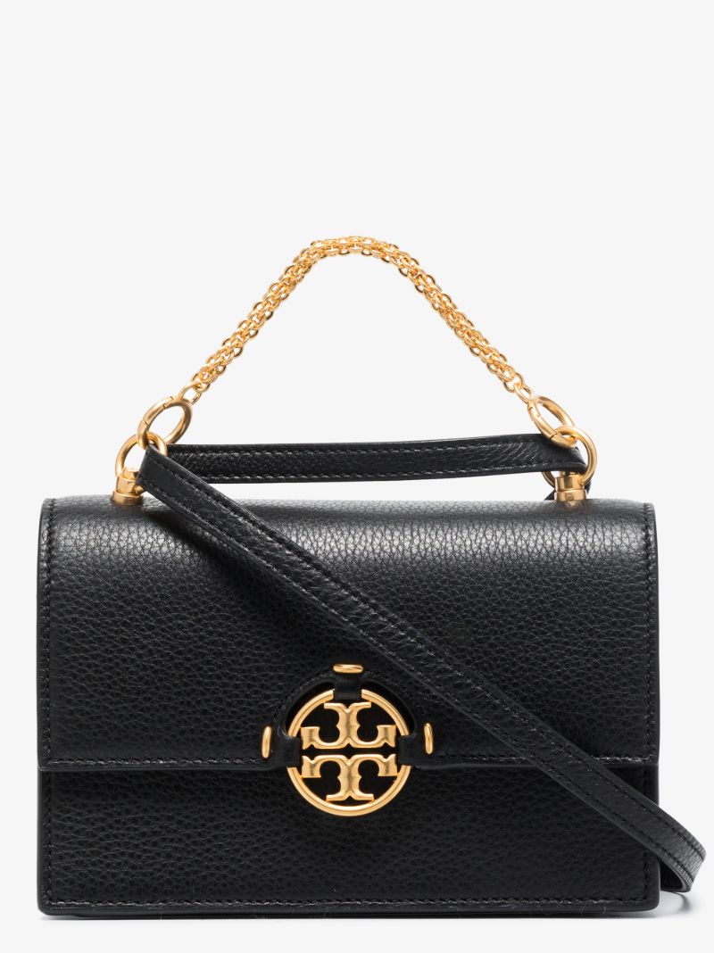 Black Leather Mini Bag