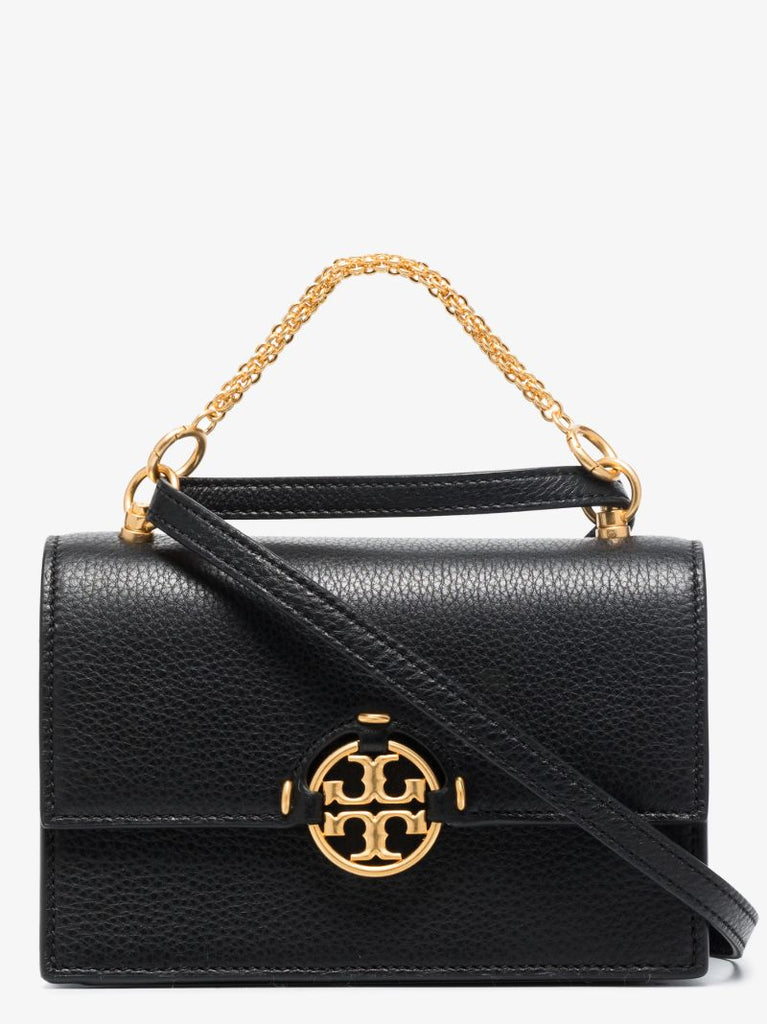 Black Leather Mini Bag