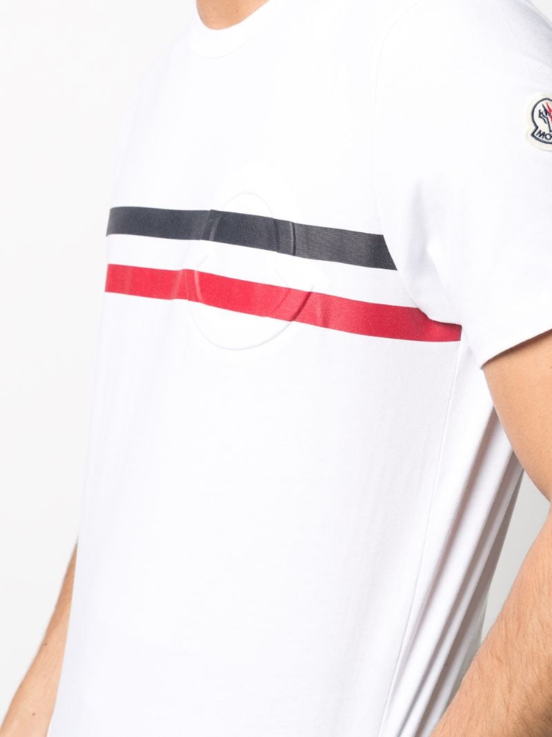 White Embossed Logo T-shirt