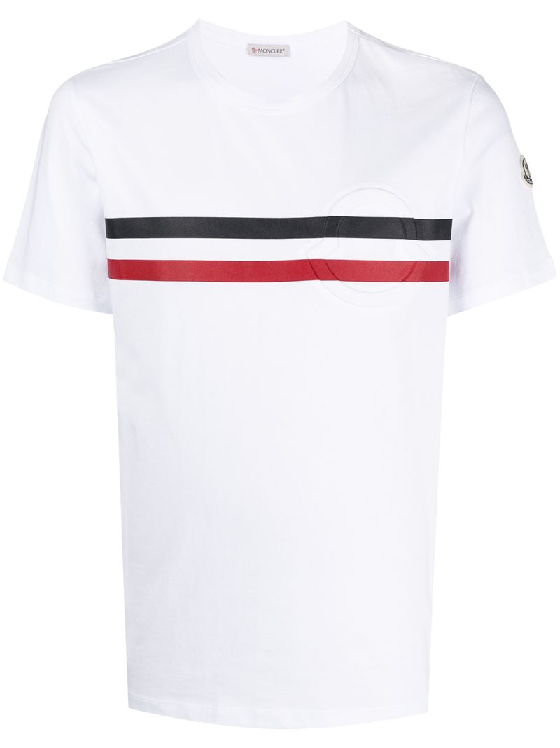 White Embossed Logo T-shirt