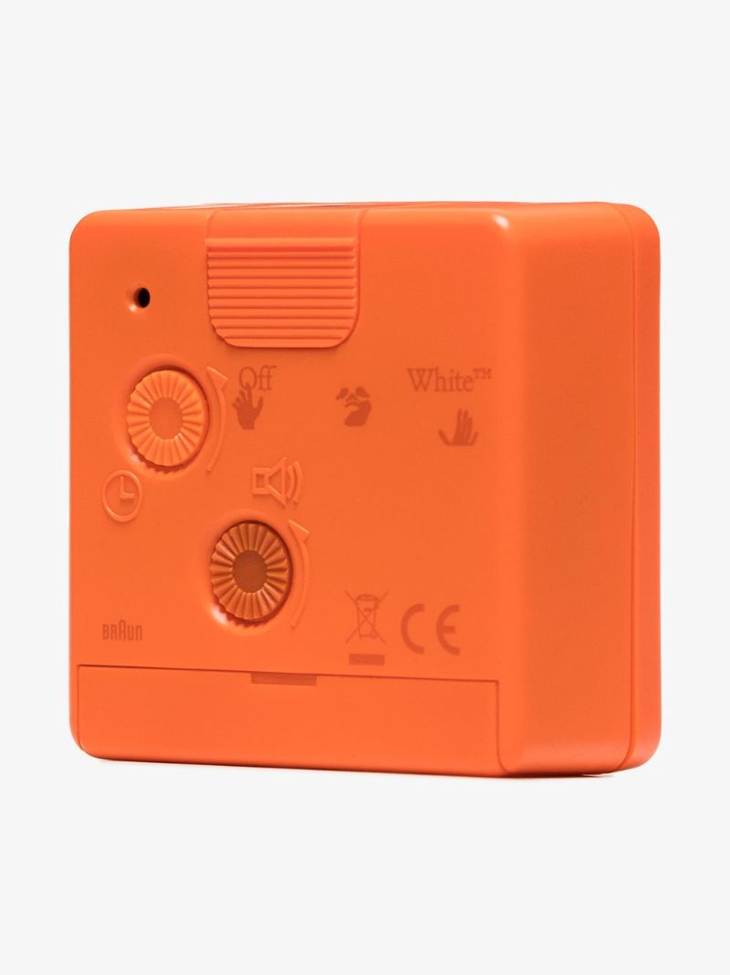 X Braun Orange Alarm Clock