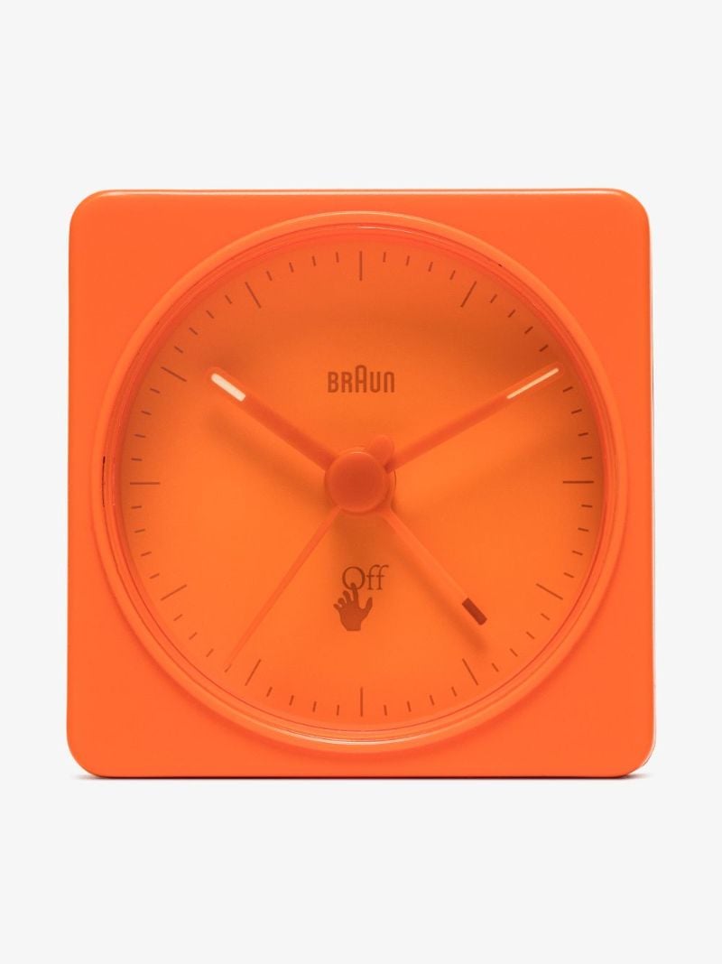 X Braun Orange Alarm Clock
