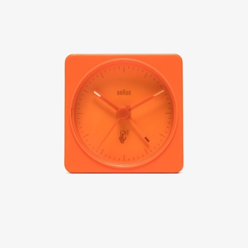 X Braun Orange Alarm Clock