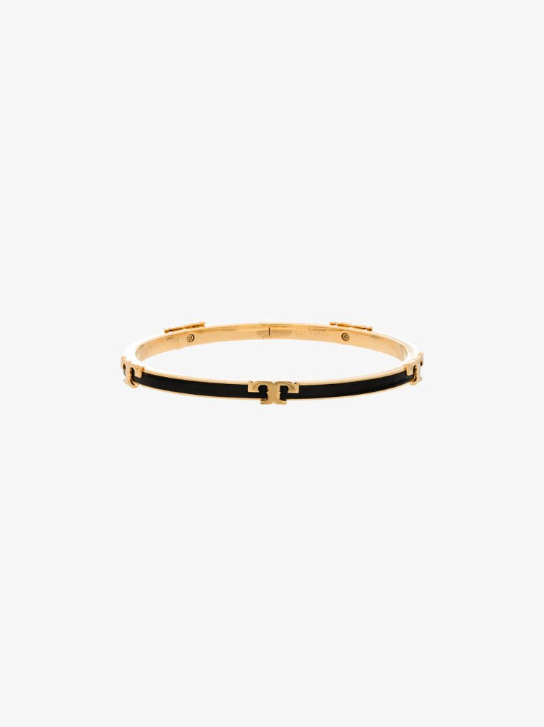 Gold-plated Serif-t Enamel Bracelet