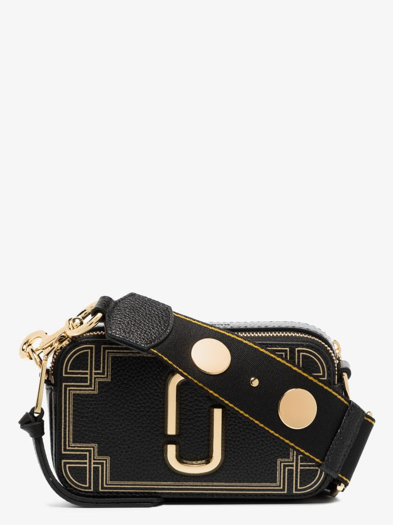 Black Snapshot Leather Mini Cross Body Bag