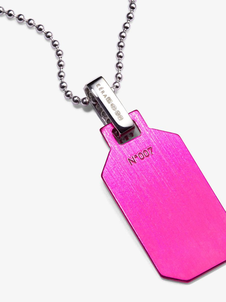 18k White Gold and Pink Small Tokyo Diamond Necklace