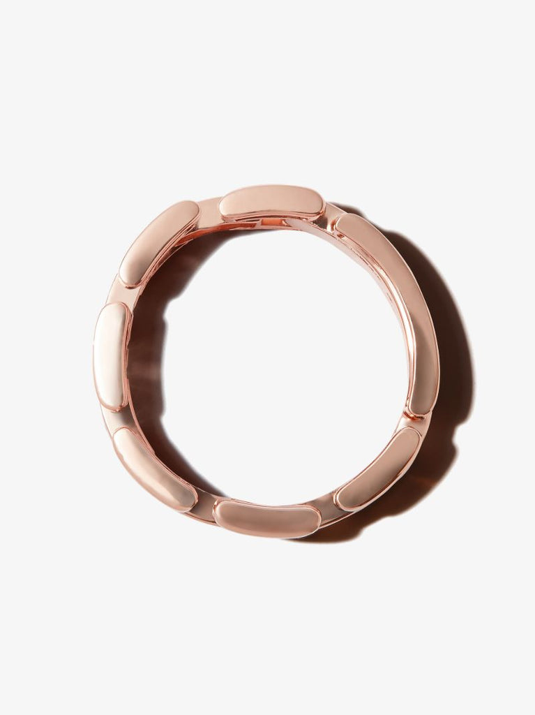 18k Rose Gold Journey Link Diamond Ring