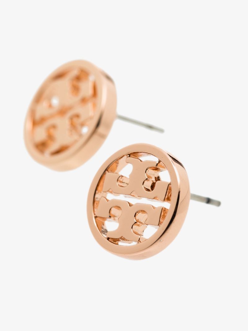 Rose Gold Tone Miller Stud Earrings