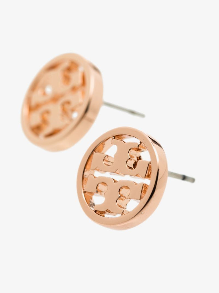 Rose Gold Tone Miller Stud Earrings