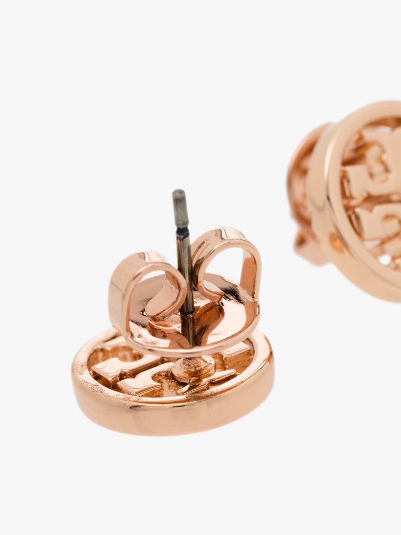 Rose Gold Tone Miller Stud Earrings
