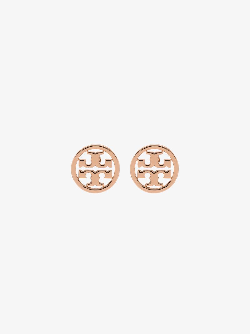 Rose Gold Tone Miller Stud Earrings