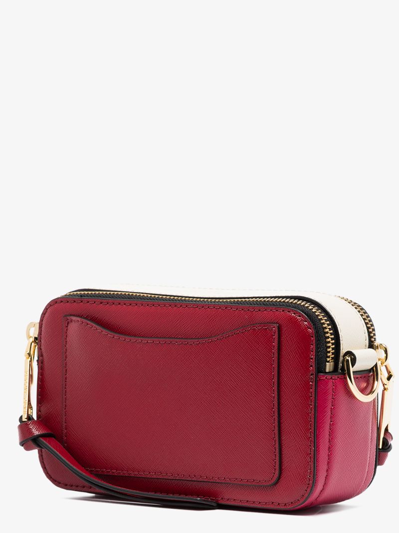 Red the Snapshot Leather Cross Body Bag