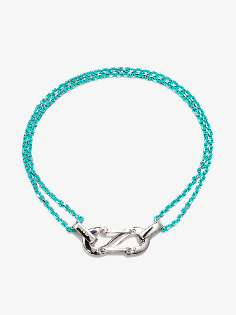 18k White Gold Romy Chain Bracelet