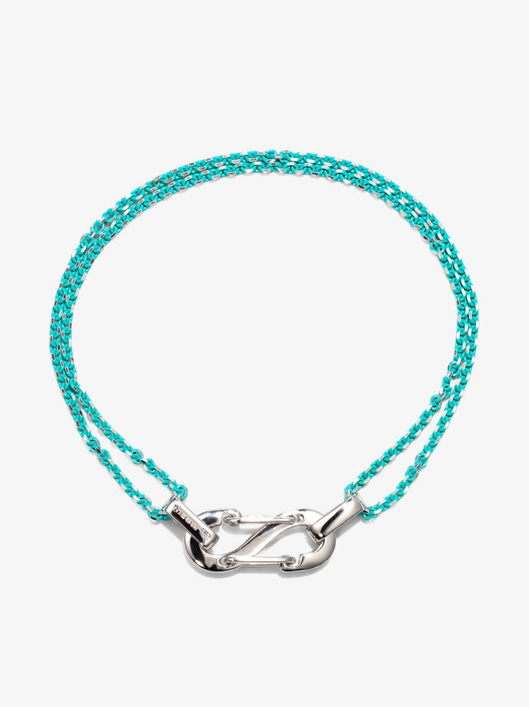 18k White Gold Romy Chain Bracelet