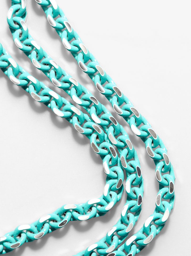18k White Gold Romy Chain Bracelet