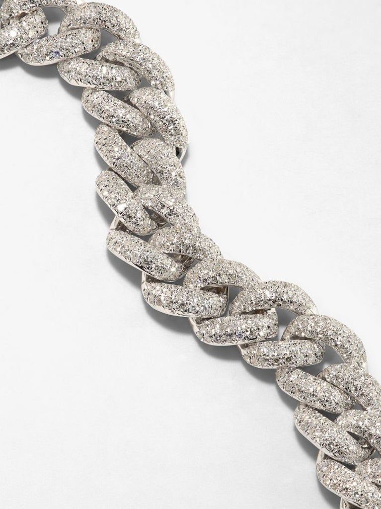 18k White Gold Essential Link Diamond Bracelet
