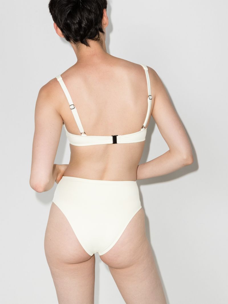 White Poppy Bikini Bottoms