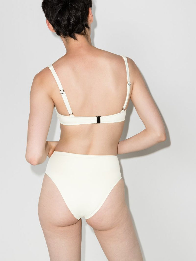White Poppy Bikini Bottoms