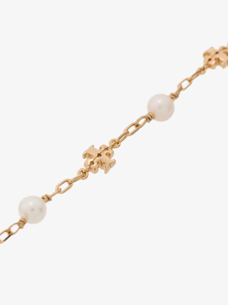 Gold Tone Kira Pearl Bracelet