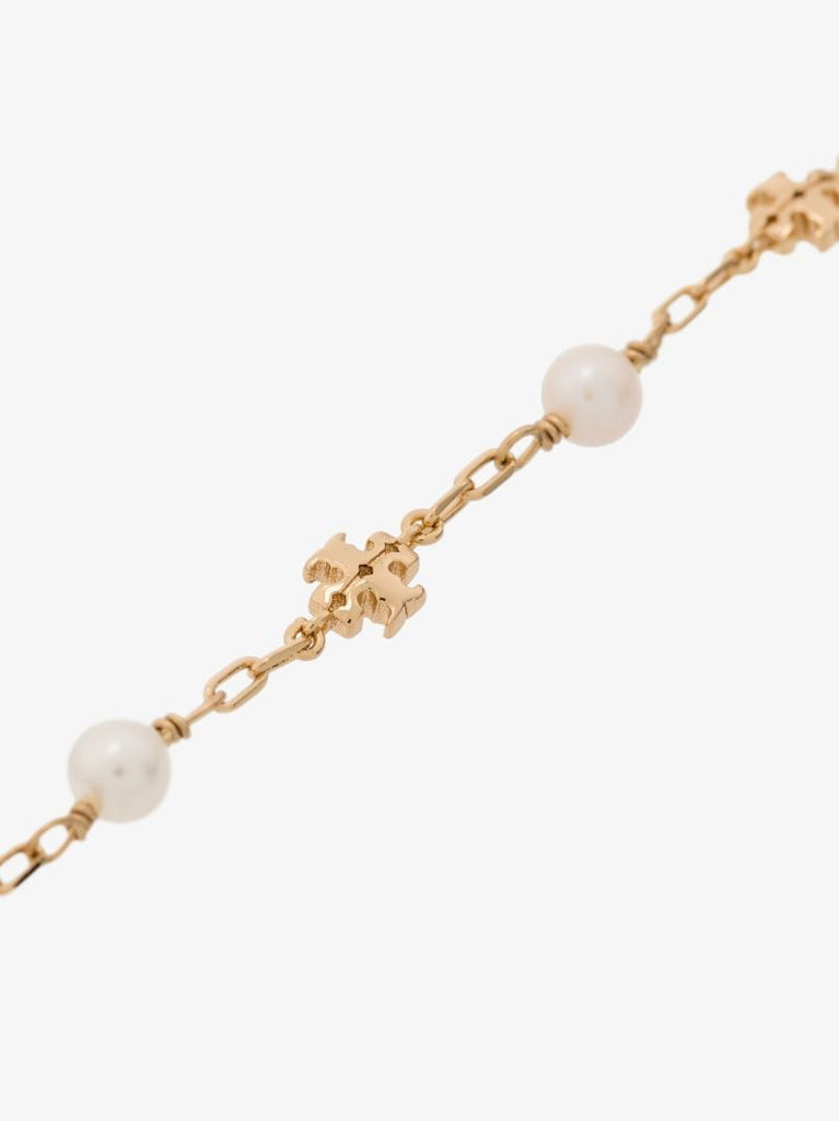 Gold Tone Kira Pearl Bracelet