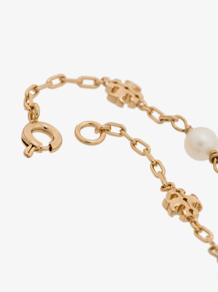 Gold Tone Kira Pearl Bracelet