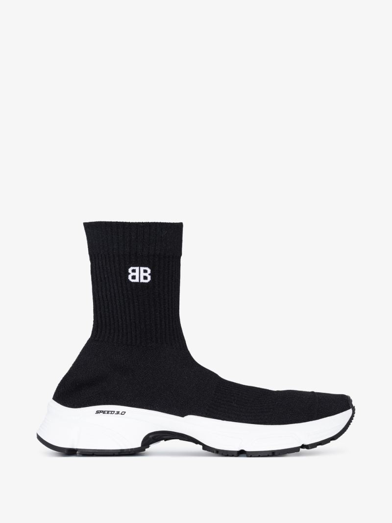 Black Speed 3.0 Sock Sneakers