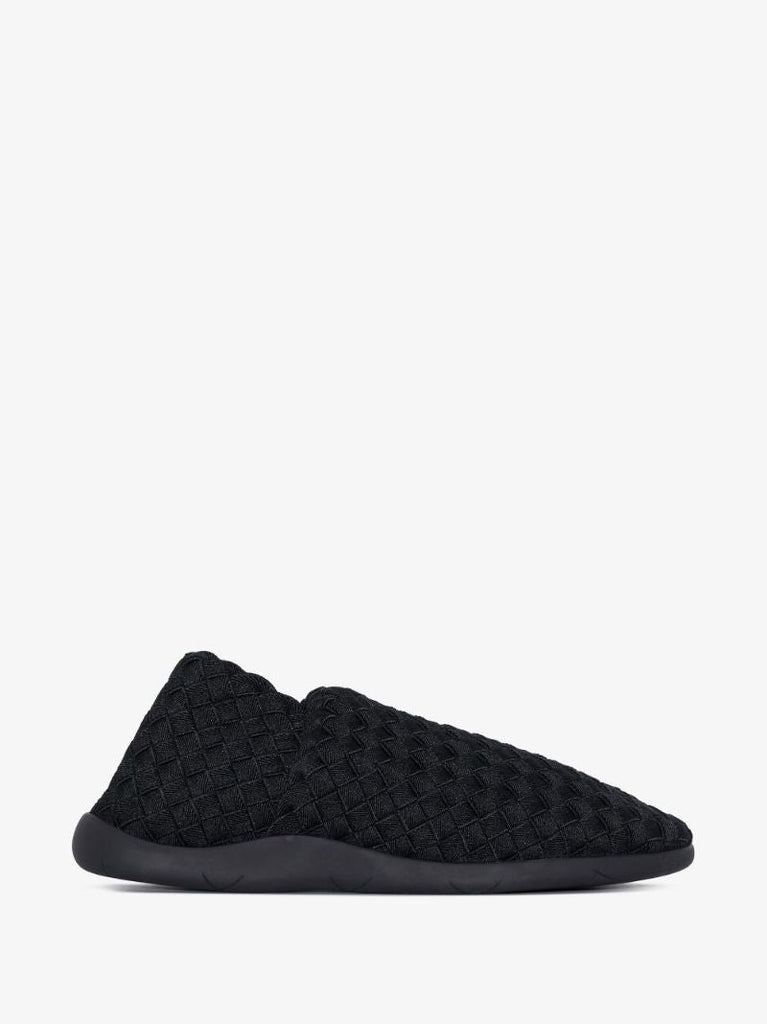 Black Plat Woven Sneakers