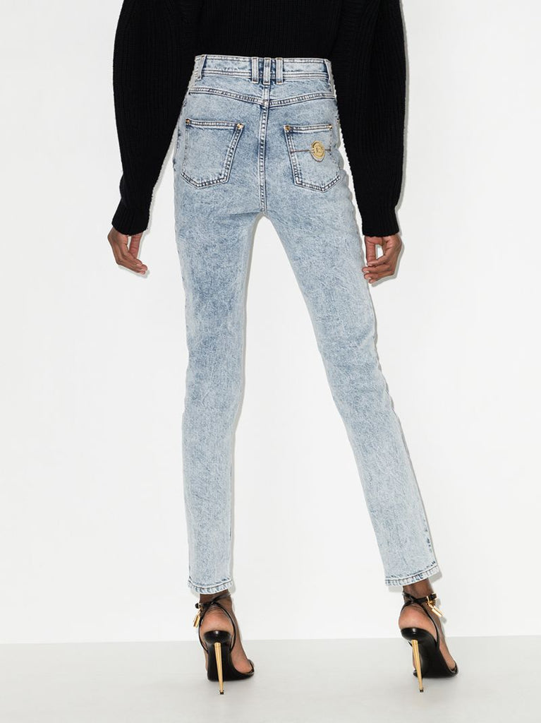 Acid Wash Skinny Jeans