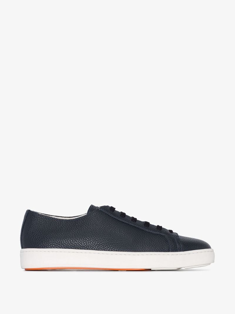 Black Patent Low-top Sneakers