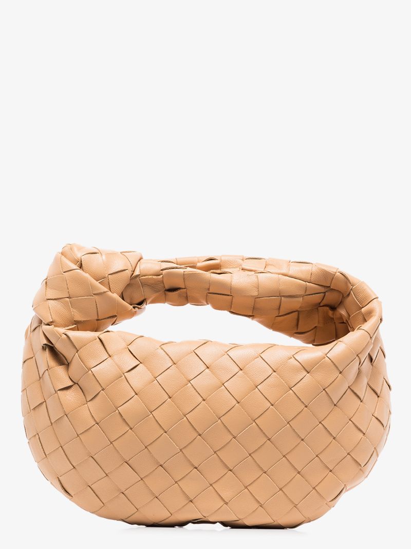 Neutral the Mini Jodie Leather Clutch Bag