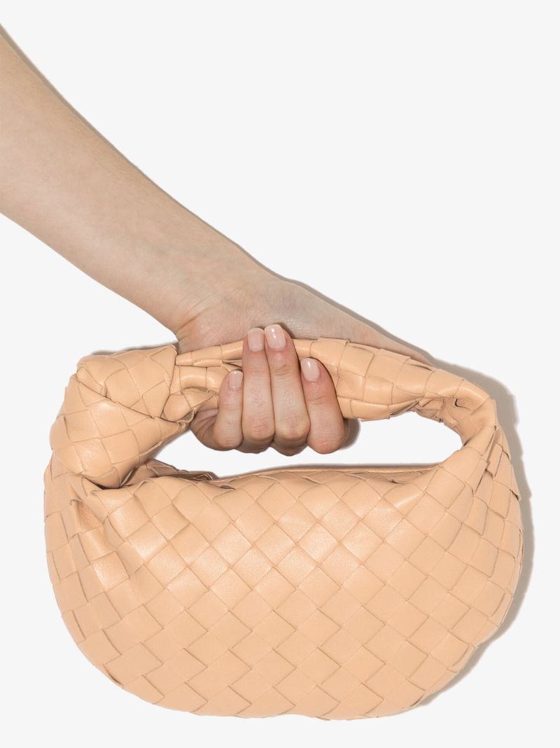 Neutral the Mini Jodie Leather Clutch Bag
