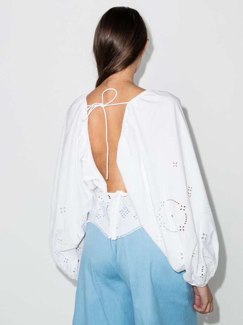 Broderie Anglaise Cotton Blouse