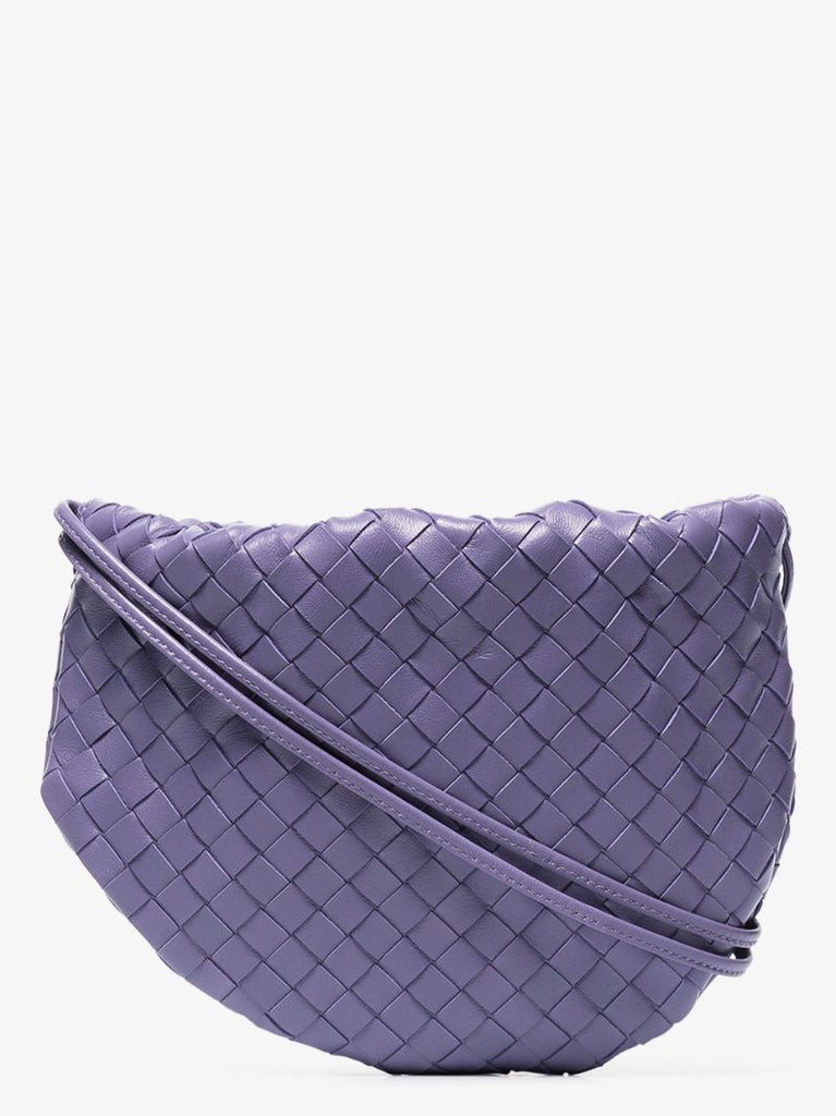 Purple the Mini Bulb Leather Shoulder Bag
