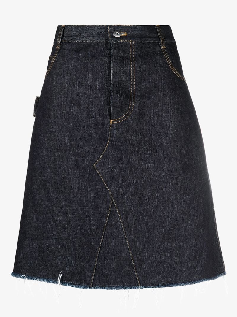 Denim Midi Skirt