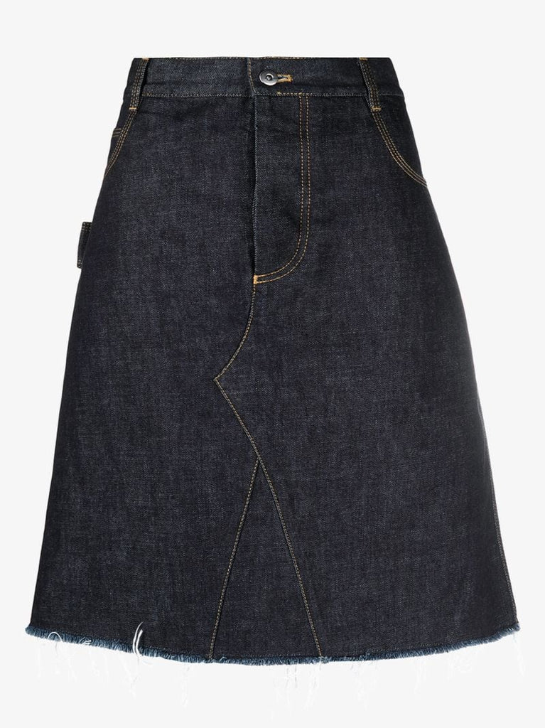 Denim Midi Skirt