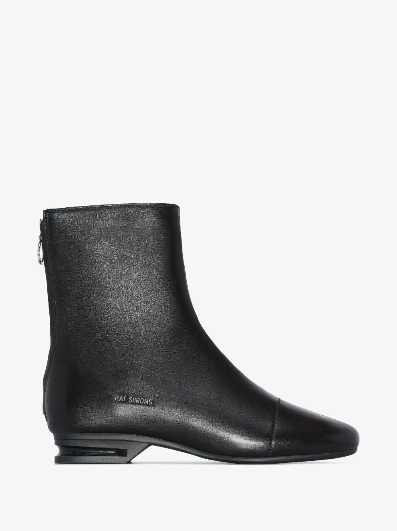 Black Solaris-21 Leather Boots