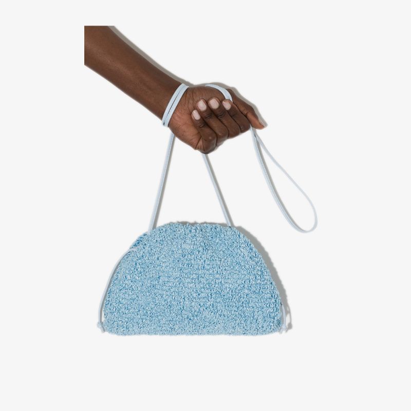 Blue the Mini Pouch Curly Clutch Bag