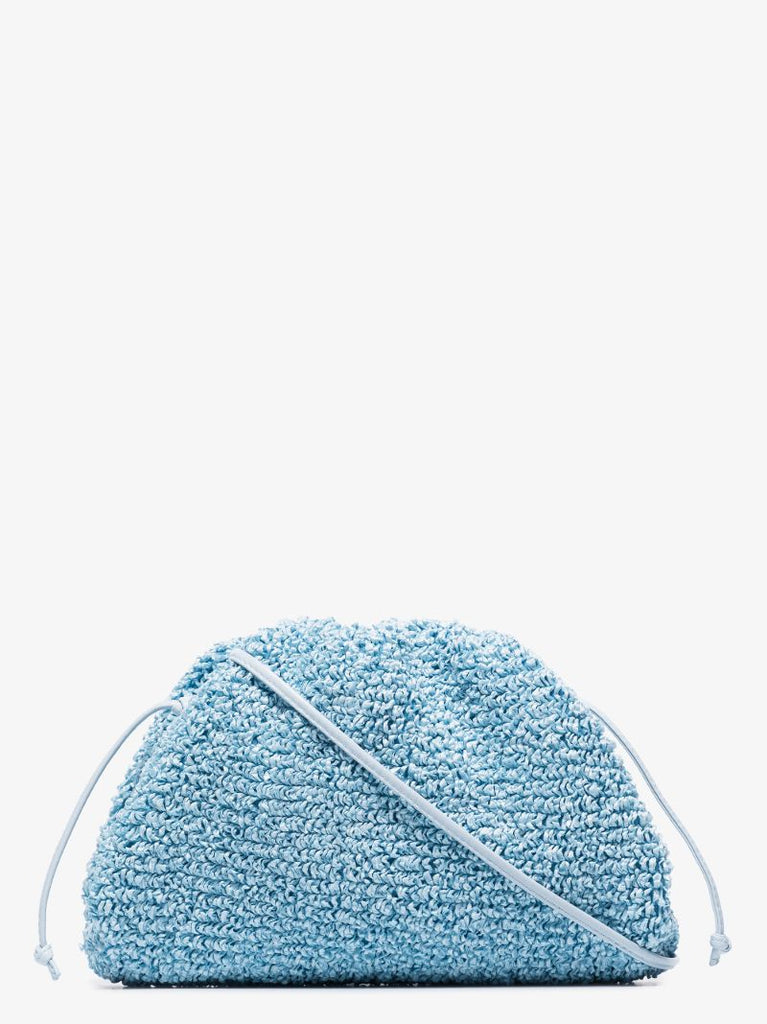 Blue the Mini Pouch Curly Clutch Bag