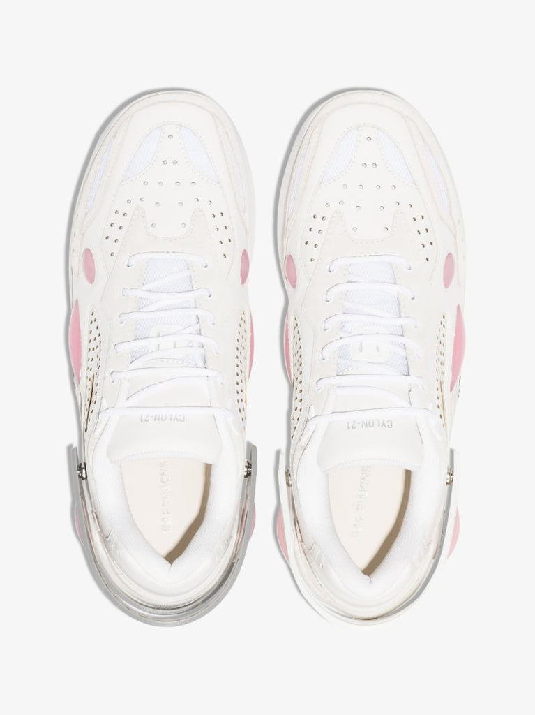 White Cylon-21 Leather Sneakers