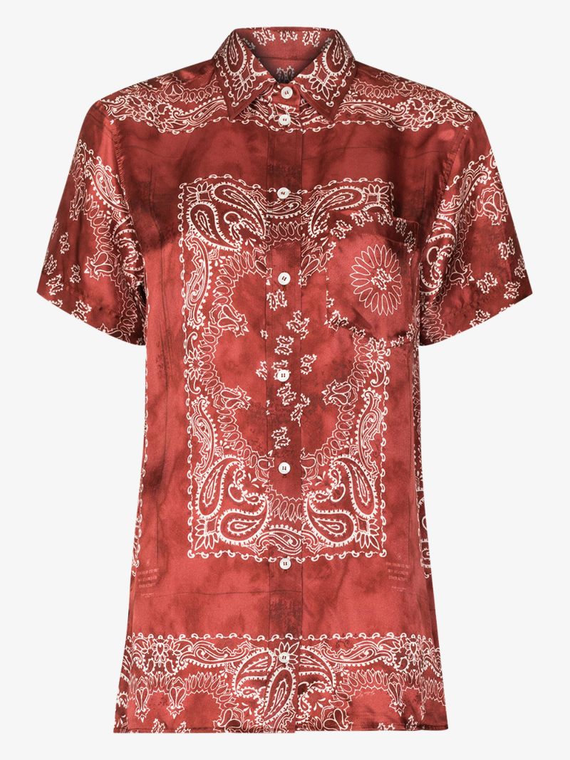 Clarissa Paisley Print Shirt