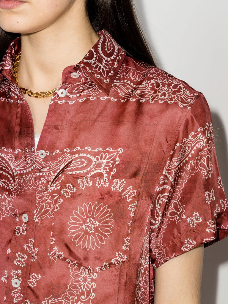 Clarissa Paisley Print Shirt